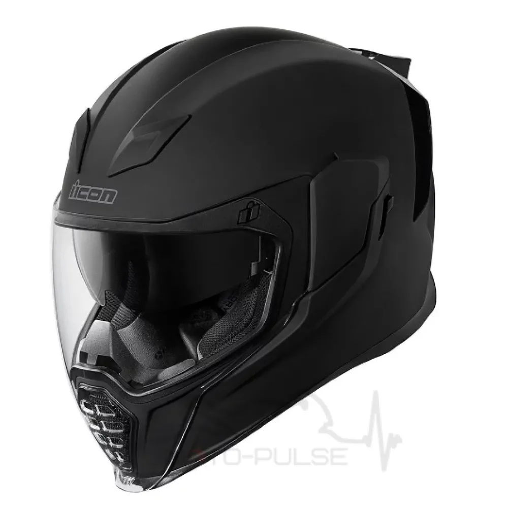 Мотошлем Интеграл ICON AIRFLITE Black (S)